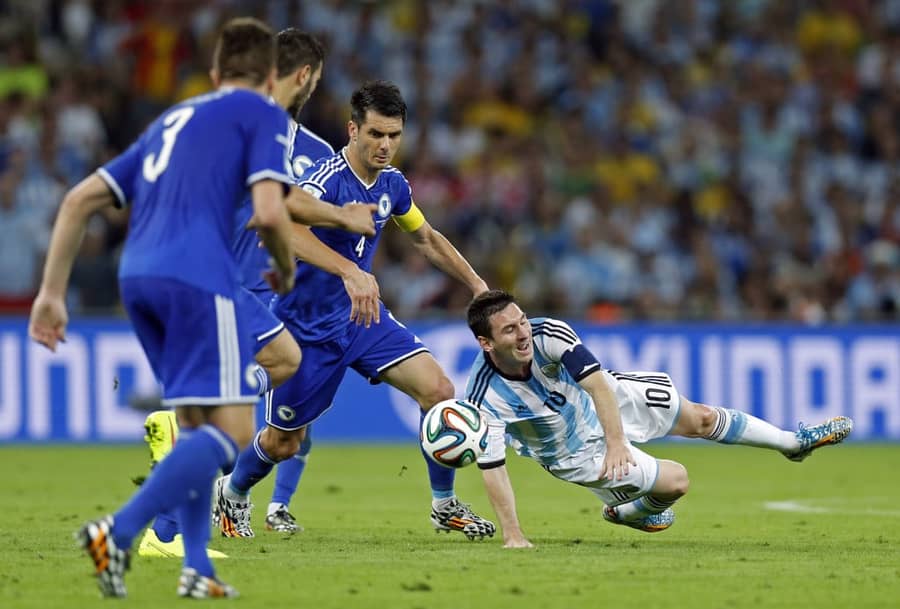 Bosna i Hercegovina protiv Argentine na Svjetskom prvenstvu 2014. godine, foto: Guliver/AP Photo/Victor R. Caivano