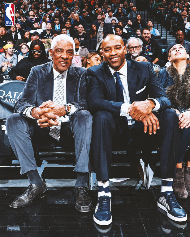 Legende Netsa - Doktor Džej i Karter - foto: Facebook/NBA