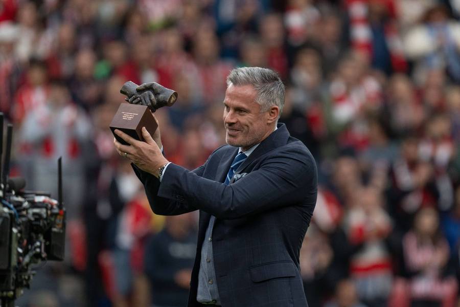 Legenda Liverpula na San Mamesu - Džejmi Karager (foto: Guliver/IMAGO/Sports Press Photo)