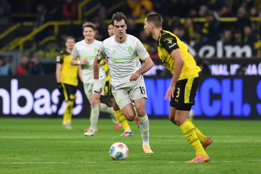 Prvi minuti u dresu Verdera: Jovan Milo&scaron;ević