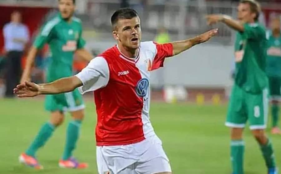 Bojović nakon gola protiv Rapida - foto: Instagram Milan Bojović