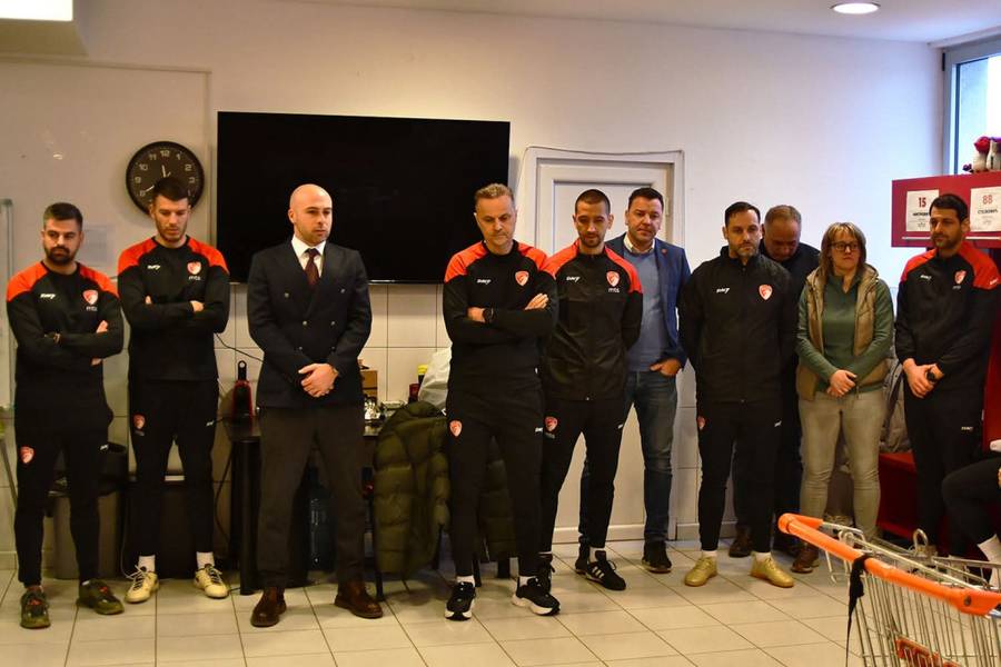 Foto: FK Radnički 1923 / Bandović i sportski direktor Slavko Perović Foto: FK Radnički 1923 / Bandović i sportski direktor Slavko Perović