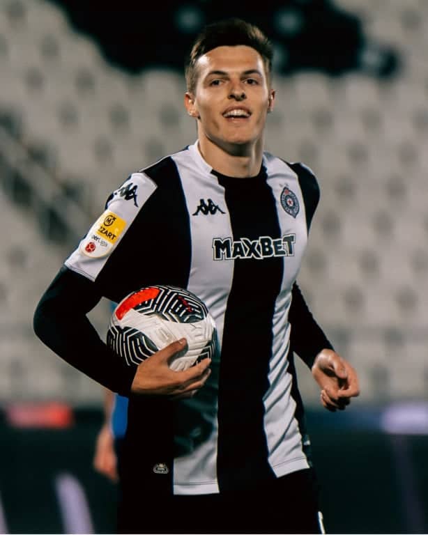 Foto: Instagram FK Partizan - Kostić tokom proslave gola