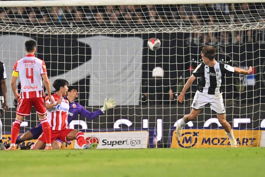 Pogodio i u večitom derbiju: Milo&scaron;ević postiže gol protiv Crvene zvezde