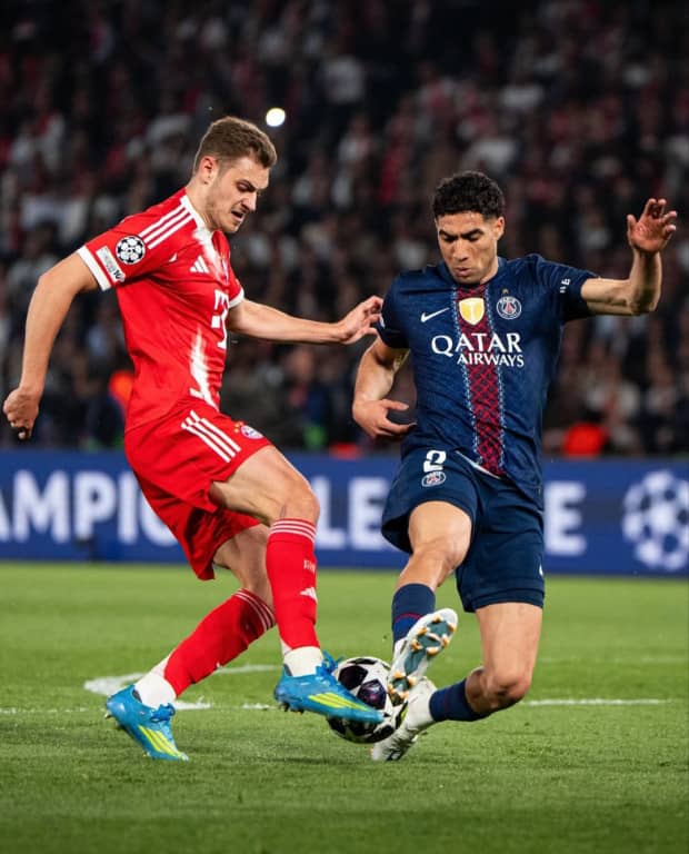 Duel Stani&scaron;ića i Hakimija - foto: FC Bayern