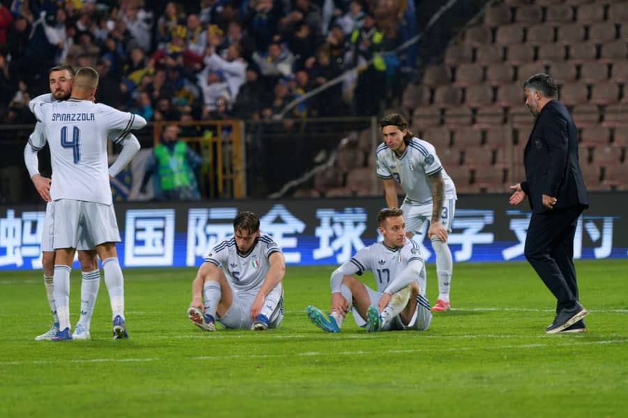 Tužna Gatuzova Italija u Zenici (foto: Guliver/IMAGO/IPA Sport)