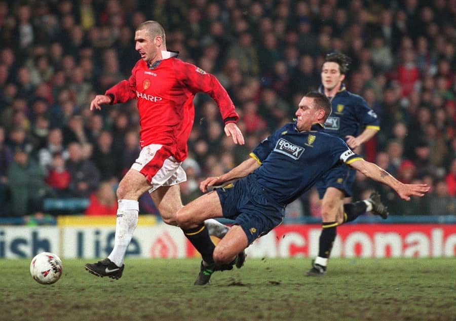 Eric Cantona Vinnie Jones Manchester United Wimbledon FC