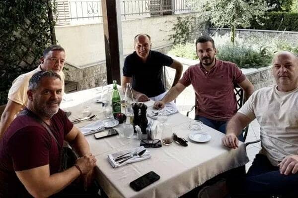 Čakar sa Vladimirom Jokićem i Dejanom Ognjanovićem - foto: FK Bokelj
