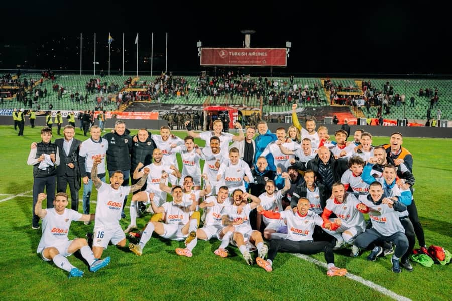 Proslava Borca na stadionu Sarajeva, foto: FK Borac Banja Luka