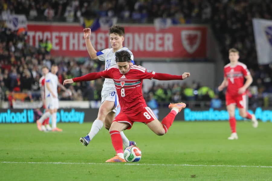 Harry Wilson protiv BiH, foto: Guliver/xAlunxRobertsx Harry Wilson protiv BiH