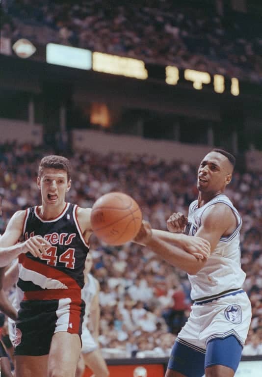 Dražen Petrović u dresu Portland Trejl Blejzersa, Foto: Guliver/AP Photo/Jim Mone Dražen Petrović u dresu Portland Trejl Blejzersa