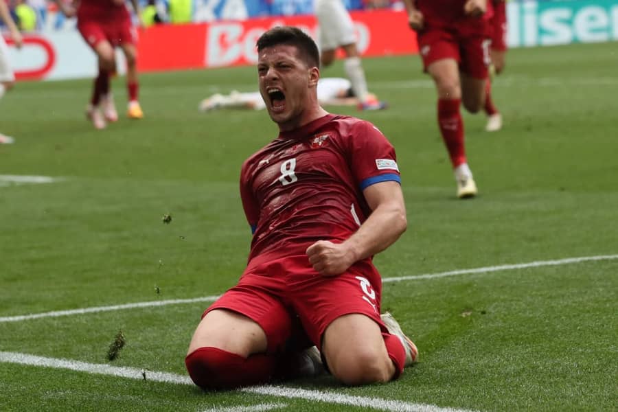 Za reprezentaciju pogađao 11 puta: Luka Jović (Foto: Guliver/xMarkoxMetlasx xMNxPressx) Za reprezentaciju pogađao 11 puta: Luka Jović