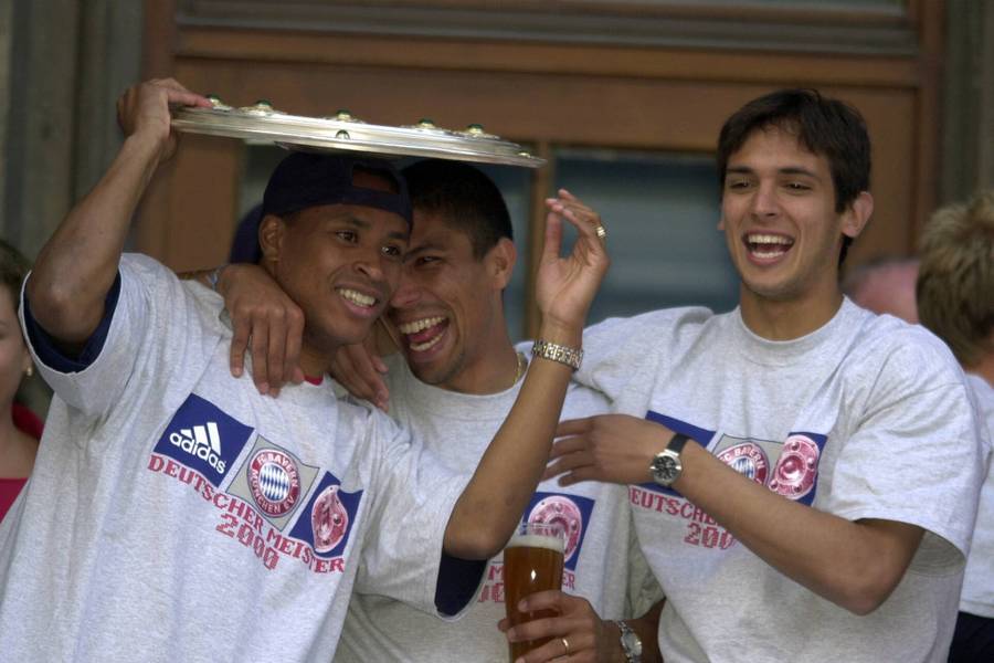 Elber i Santa Kruz sa Paulom Saeržom na proslavi Salatare 2002. (foto: Guliver) Elber Santa Crez Paulo Sergio