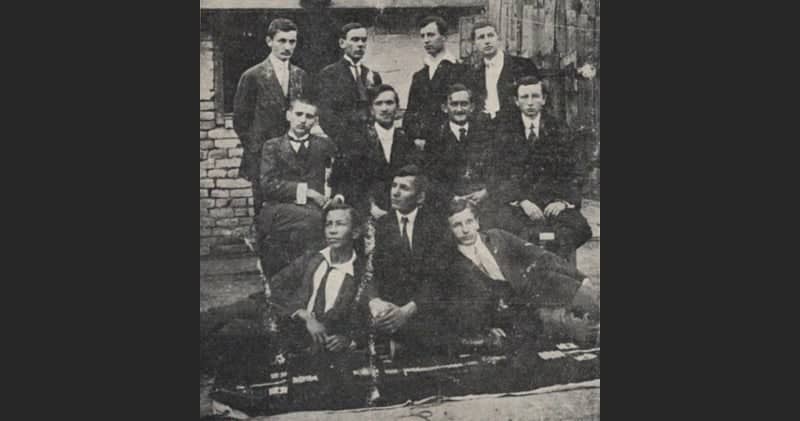 Neki od osnivača i prijatelja FK Vojvodina 1914. godine
