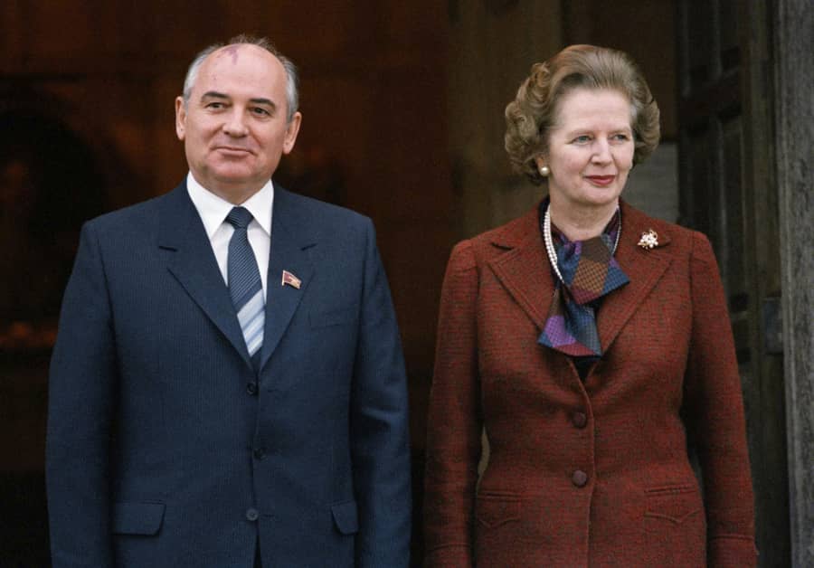 Mihail Gorbačov i Margaret Tačer. foto: Guliver/AP Photo/File Mihail Gorbačov i Margaret Tačer. foto: Guliver/AP Photo/File
