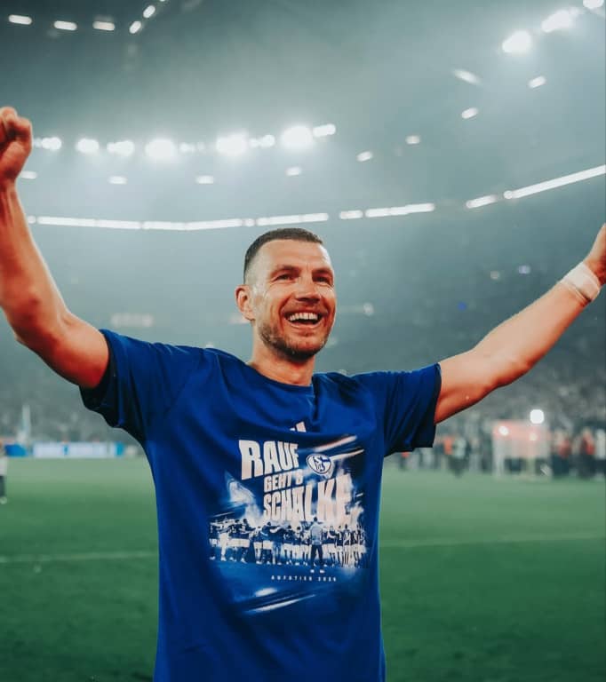 BiH veza, Muslić - Džeko - foto: FC Schalke 04