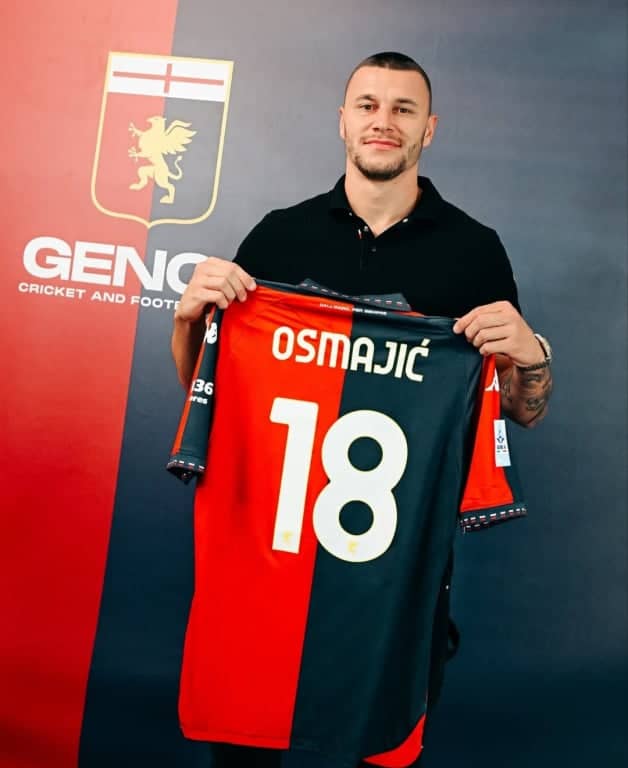 U novom klubu nosiće broj 18 - foto: Genoa Cfc U novom klubu nosiće broj 18 - foto: Genoa Cfc