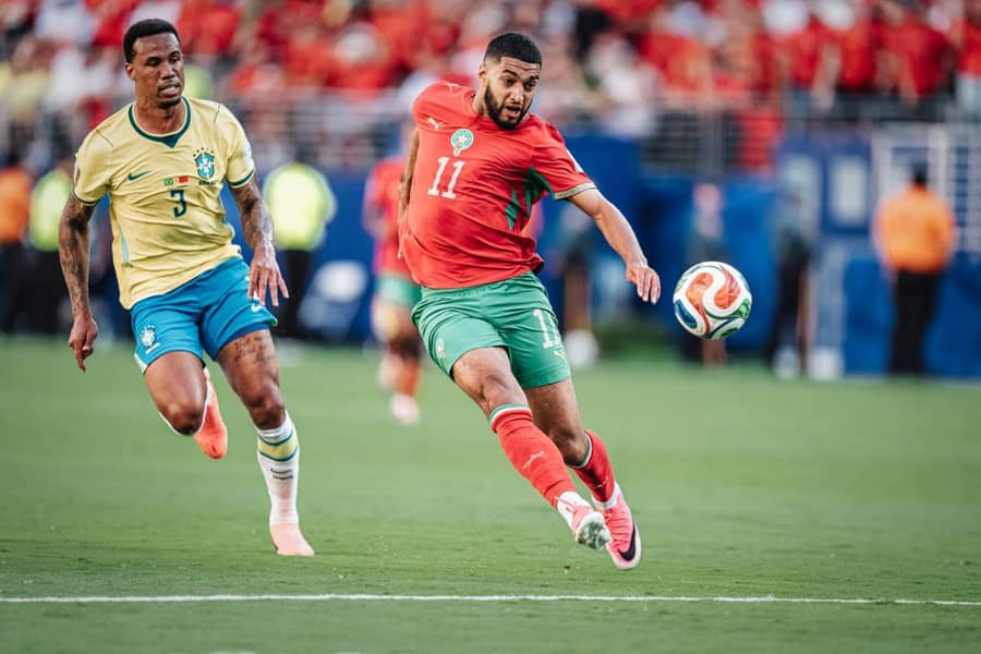 Saibari postiže gol protiv Brazila, foto: Guliver/IMAGO/Justus Stegemann; Saibari postiže gol protiv Brazila, foto: Guliver/IMAGO/Justus Stegemann;