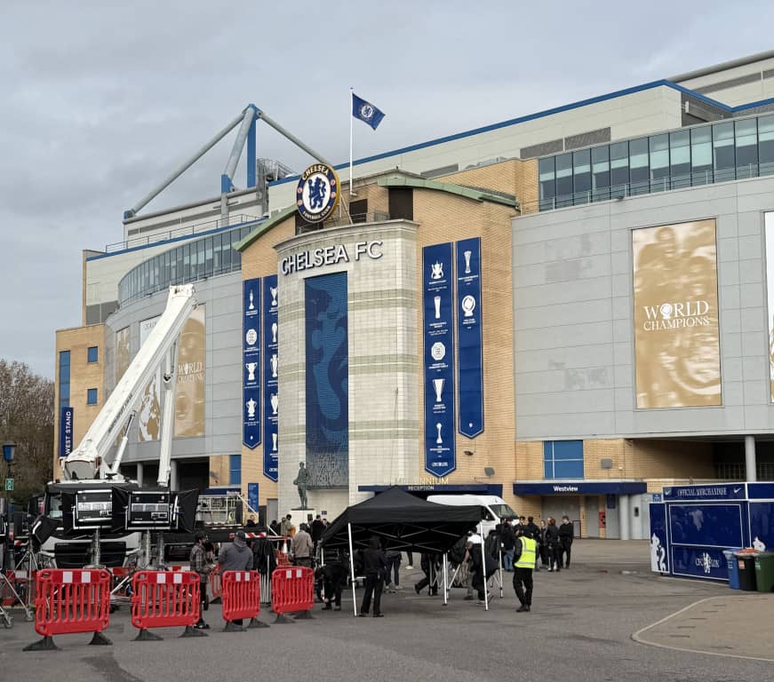 Glavna tribina Stamford bridža - Vest stend (foto: Skaut sport) Stamford Bridge Chelsea