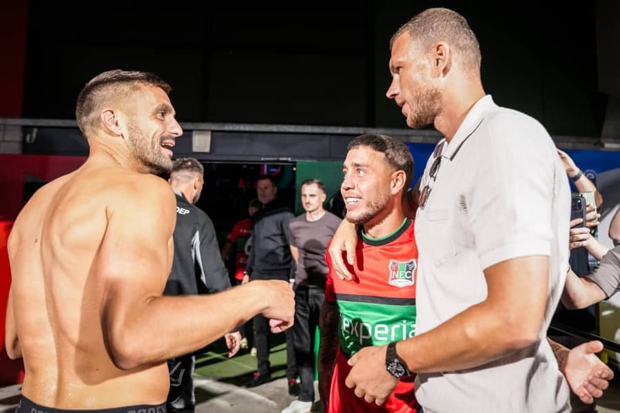 Tadić i Džeko - foto: Guliver