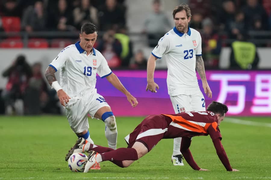 Prvenac u dresu reprezentacije: Stanković u meču sa Letonijom