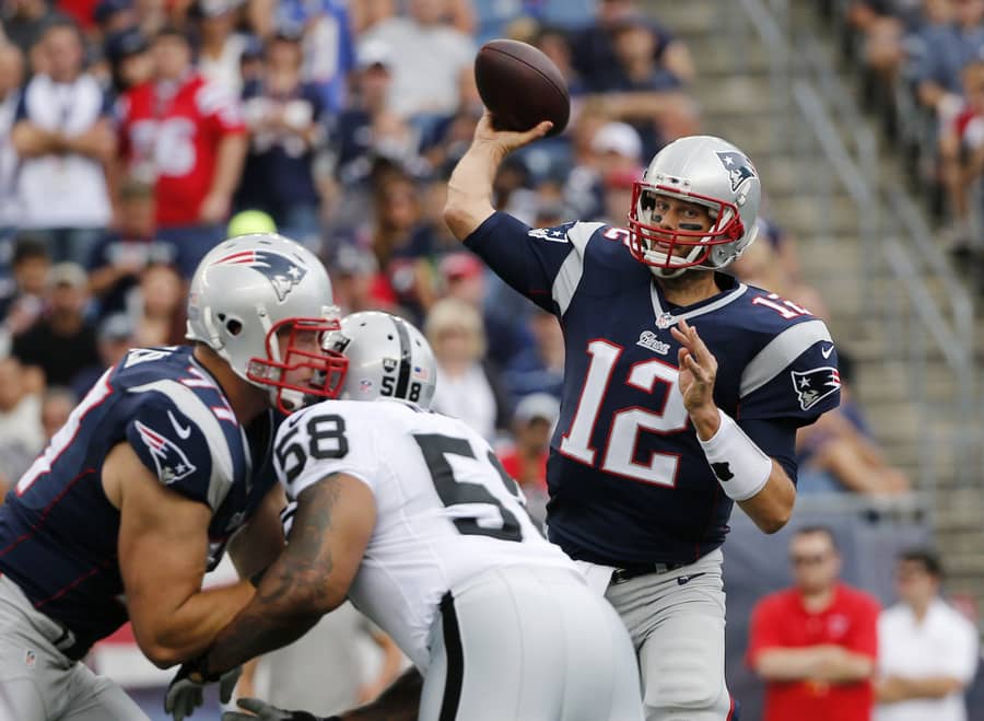 Tom Brejdi u dresu Petriotsa, foto: Guliver/AP Photo/Elise Amendola