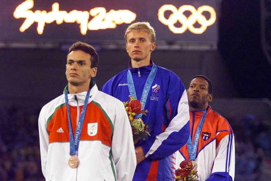 Sotomajor na podijumu u Sidneju 2000. godine (foto: Guliver/Copyright 2000 AP)