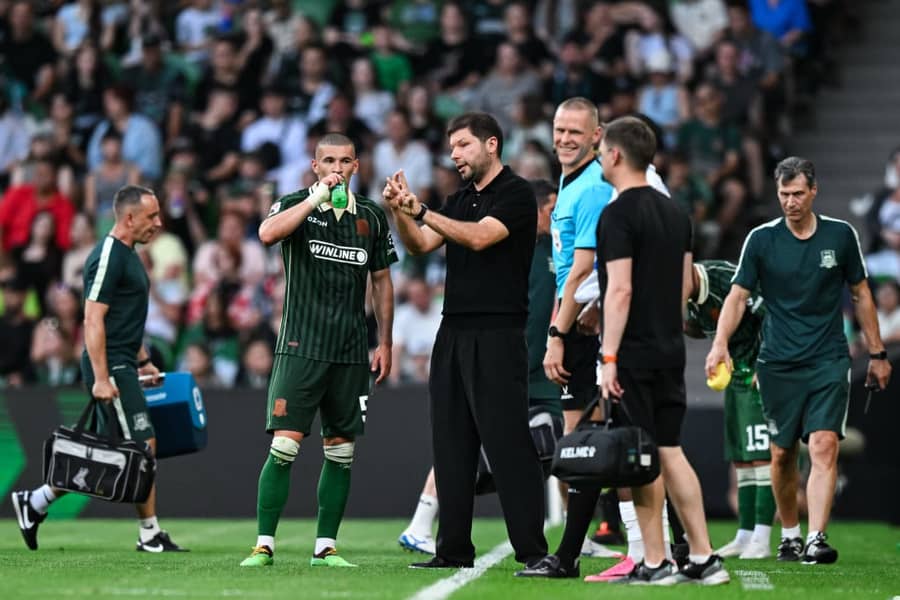Idejni tvorac ofanzivne igre Krasnodara: Trener Murad Musajev (Foto: Sajt FK Krasnodar) Idejni tvorac ofanzivne igre Krasnodara: Trener Murad Musajev
