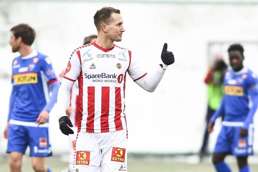 Pedersen u dresu Tromsea FOTO:Guliver Pedersen u dresu Tromsea FOTO:Guliver