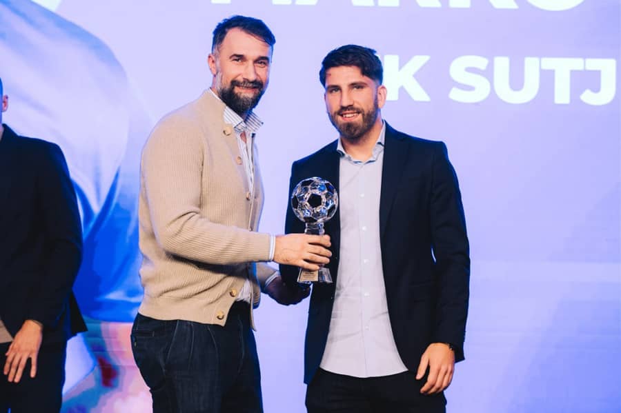 Mirko Vučinić i Marko &Scaron;imun, FOTO: FSCG