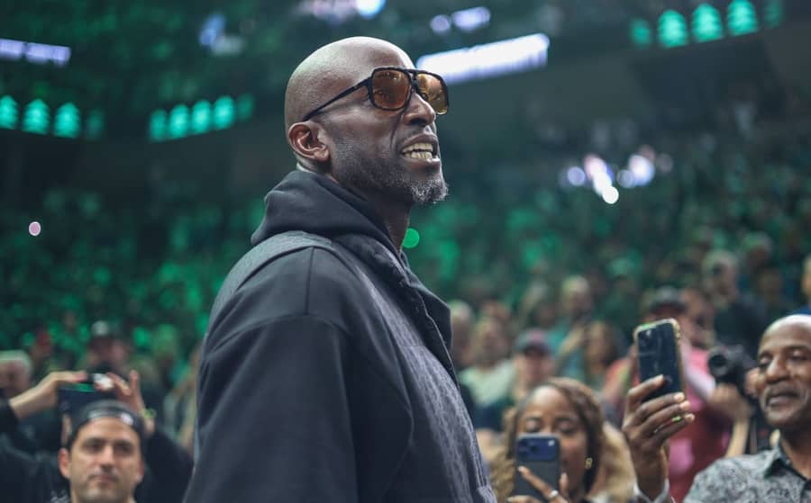 KG prvi put u Target Centru nakon deset godina, april 2026. (Guliver/AP Photo/Matt Krohn) kevin garnett; minnesota