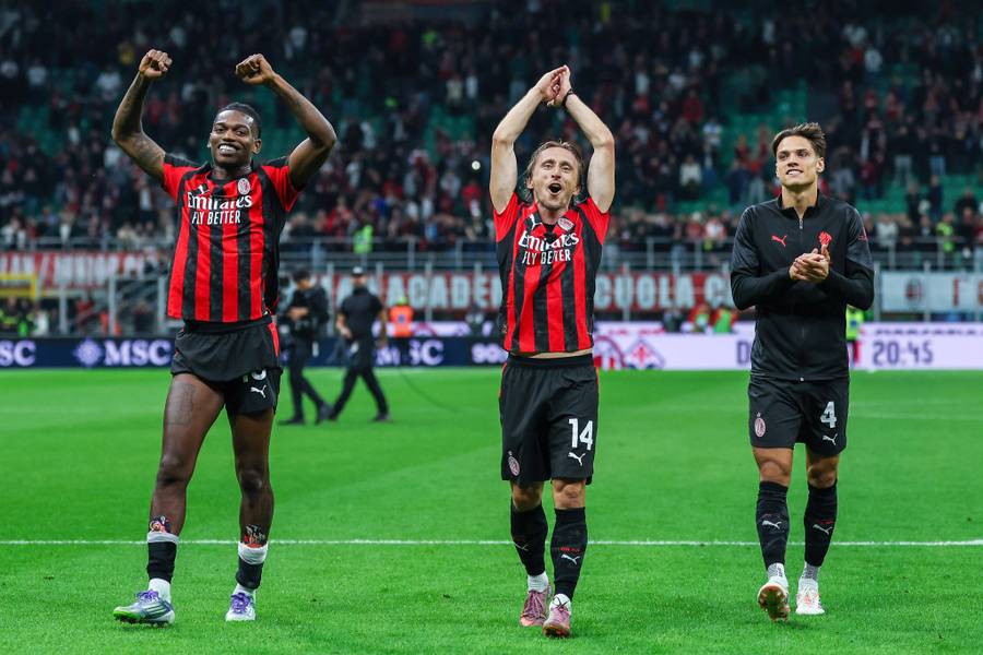 rafael leao; luka modric; samuele ricci; ac milan