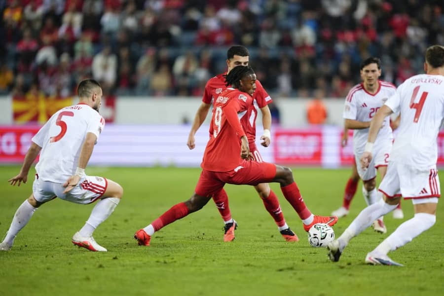Bez gola, pobede i bodova: Makedonci nemoćni i protiv Švajcaraca (Foto: Guliver/xKjetilxWaberx Sportspressphoto_SPR247312) Bez gola, pobede i bodova: Makedonci nemoćni i protiv Švajcaraca