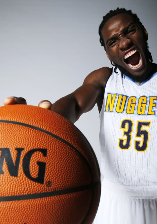 kenneth faried; denver nuggets