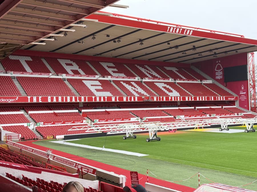 City Ground Nottingham Forrest Trent End