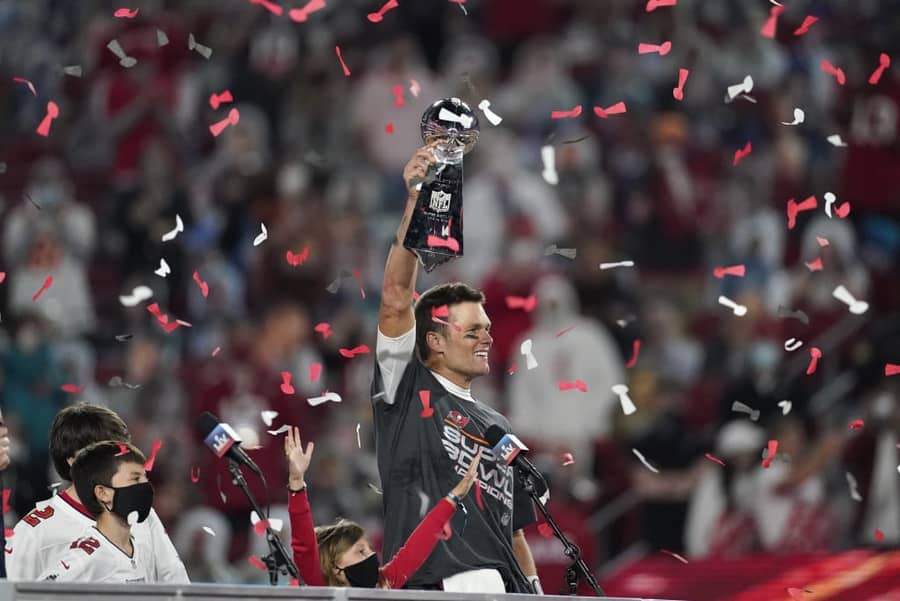 Brejdi osvaja Super Boul sa Tampa Bejom, foto: Guliver/AP Photo/Ashley Landis