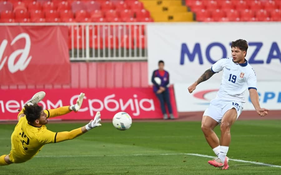 Udarna igla u napadu Srbije: Jovan Mijatović (Foto: Sajt FSS) Udarna igla u napadu Srbije: Jovan Mijatović