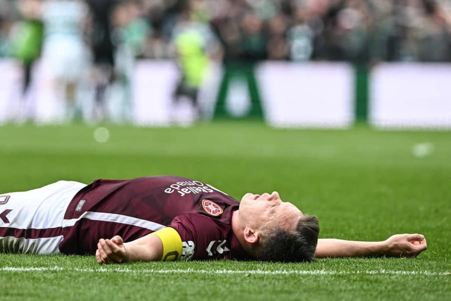 Lorens Šenkland, kapiten Hartsa, u očaju nakon poraza (Guliver/xJamiexJohnstonx) Shankland; Hearts
