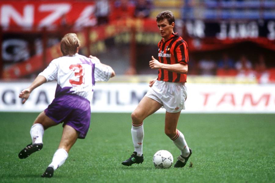 Aldo Serena, Milan - Fiorentina, foto: Guliver