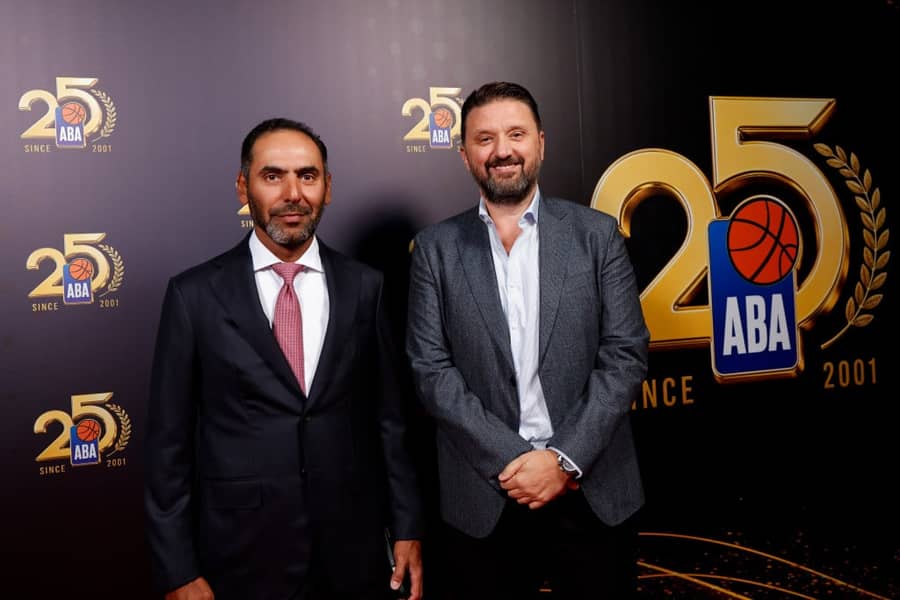 Kamenjašević na proslavi 25 godina ABA lige - foto: ABA/Ales Fevzer Kamenjašević na proslavi 25 godina ABA lige - foto: ABA/Ales Fevzer