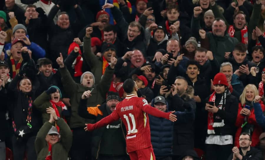 Salah i Kop - foto: Guliver/Reuters/Lee Smith