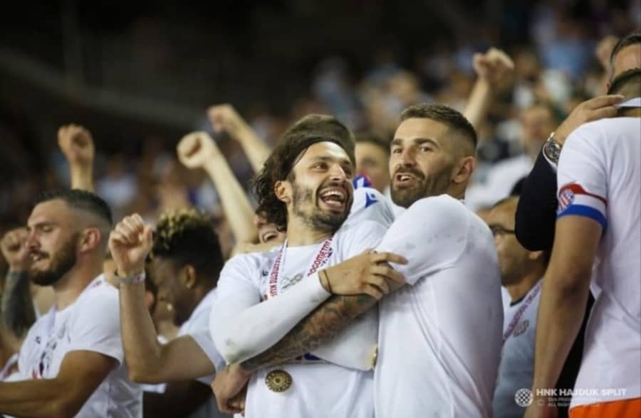 Krovinović i Livaja, osvojili dva kupa, ali nisu vratili titulu na Poljud - foto: HNK Hajduk Split