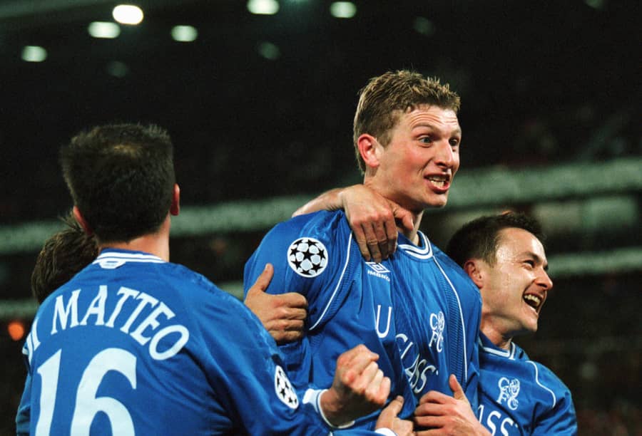 Tore Andre Flo sa Di Mateom i Vajsom 2000. godine (foto: Guliver/IMAGO/BSR Agency) Tore Andre Flo sa Di Mateom i Vajsom