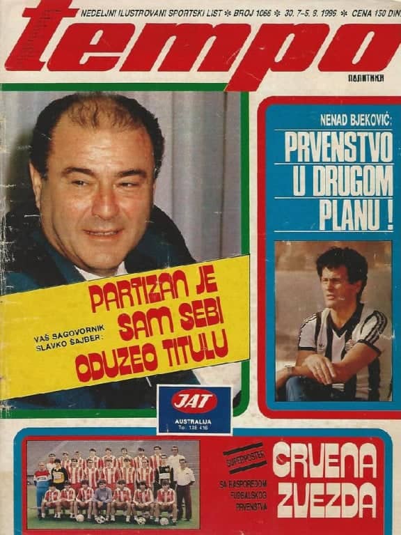 Slavko Šajber govorio za Tempo o gubitku titule Partizana