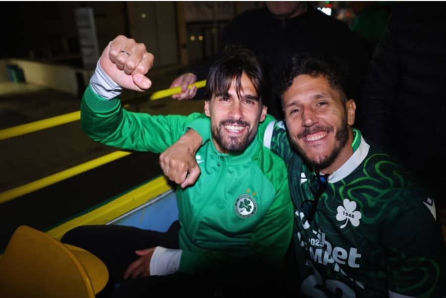 Sa proslave titule, Jovetić i Novica Eraković, foto: FC Omonia Sa proslave titule, Jovetić i Novica Eraković, foto: FC Omonia
