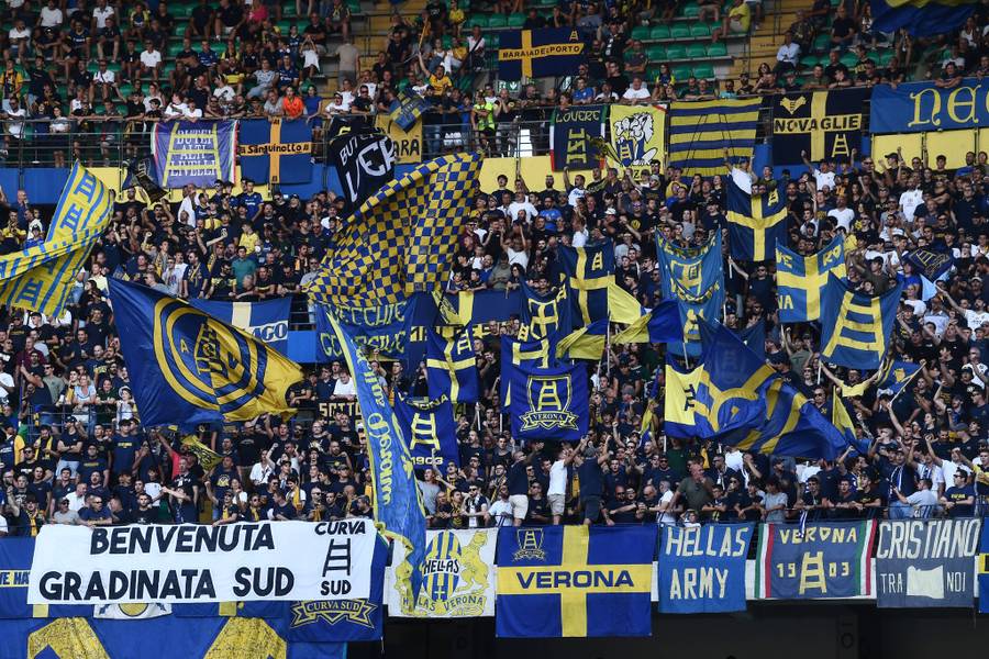 Guliver/foto Matteo Gribaudi Image nella foto: tifosi Verona Sampdoria