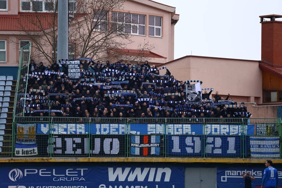 Manijaci protiv &Scaron;irokog Brijega, foto: Željezničar