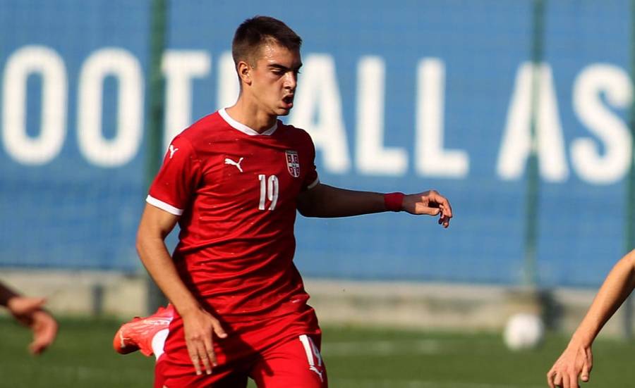 Najbolji strelac leta 2022. na EP za igrače do 17 godina: Jovan Milo&scaron;ević