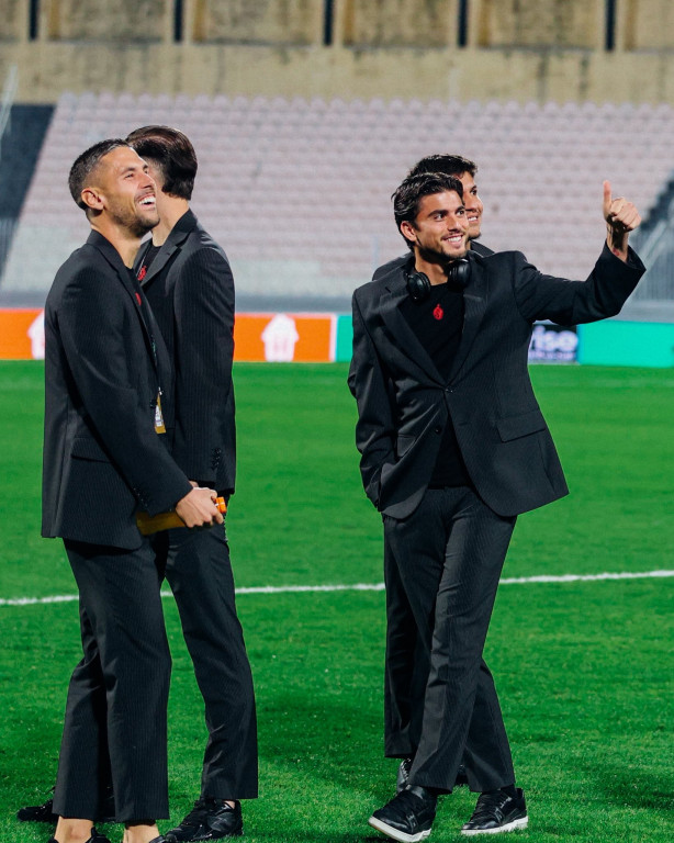 Foto: Facebook Hamrun Spartans - Jovan Čađenović ( lijevo )