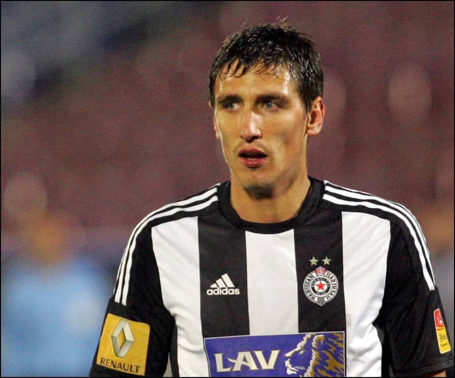 Iz vremena kada je igrao za Partizan: Stefan &Scaron;ćepović
